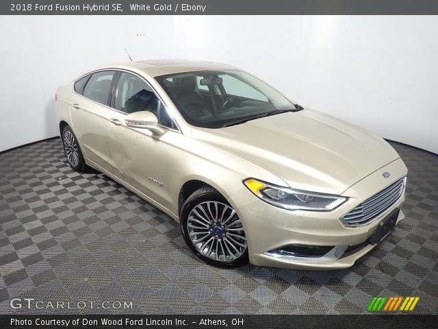 2018 Ford Fusion Hybrid SE in White Gold