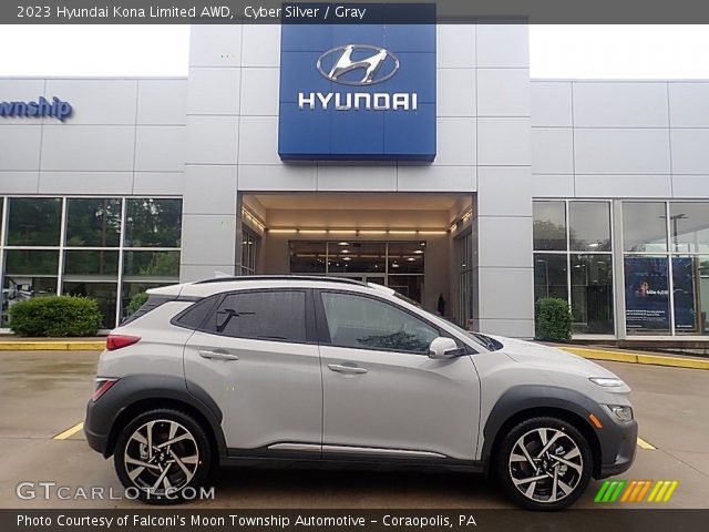 2023 Hyundai Kona Limited AWD in Cyber Silver