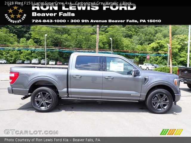 2023 Ford F150 Lariat SuperCrew 4x4 in Carbonized Gray Metallic