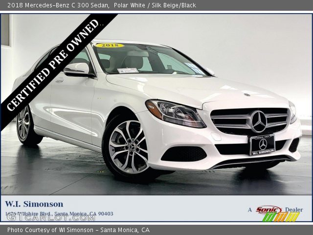 2018 Mercedes-Benz C 300 Sedan in Polar White