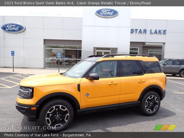 2023 Ford Bronco Sport Outer Banks 4x4 in Cyber Orange Metallic Tricoat