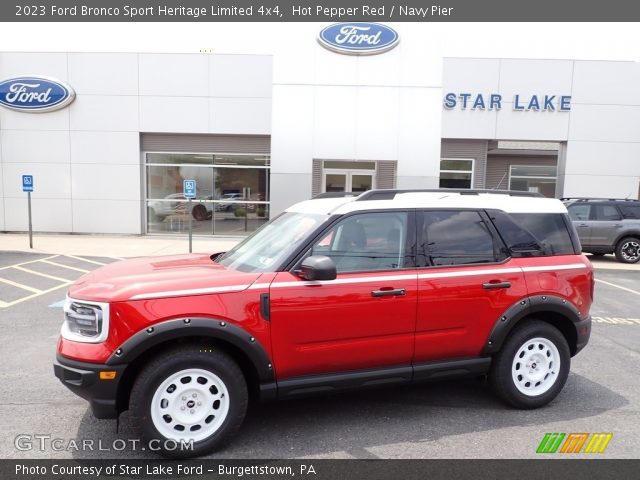2023 Ford Bronco Sport Heritage Limited 4x4 in Hot Pepper Red