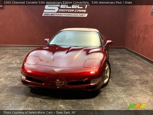 2003 Chevrolet Corvette 50th Anniversary Edition Convertible in 50th Anniversary Red