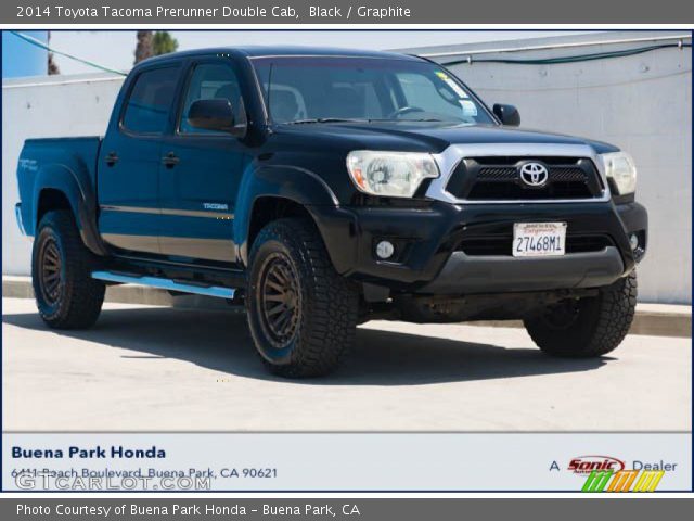 2014 Toyota Tacoma Prerunner Double Cab in Black