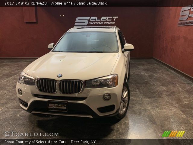 2017 BMW X3 xDrive28i in Alpine White