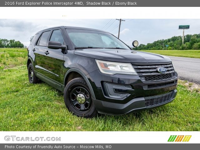 2016 Ford Explorer Police Interceptor 4WD in Shadow Black