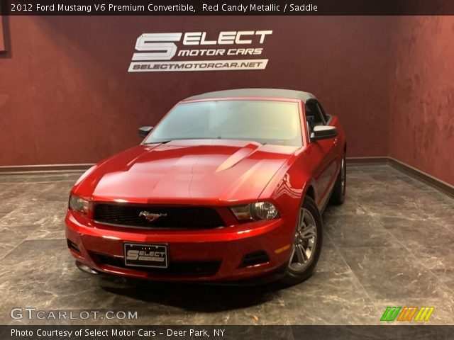 2012 Ford Mustang V6 Premium Convertible in Red Candy Metallic