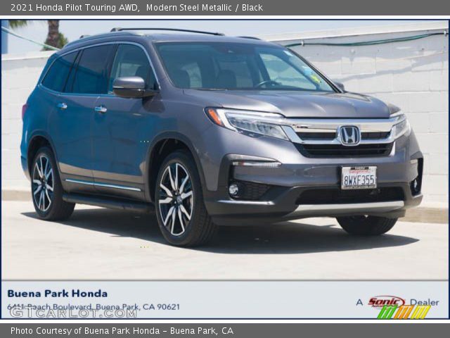 2021 Honda Pilot Touring AWD in Modern Steel Metallic