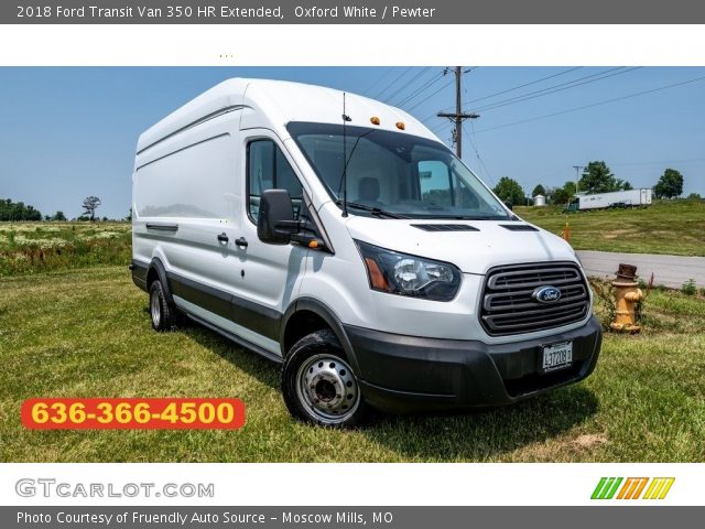 2018 Ford Transit Van 350 HR Extended in Oxford White