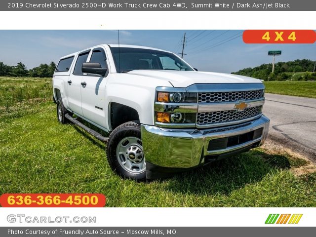 2019 Chevrolet Silverado 2500HD Work Truck Crew Cab 4WD in Summit White