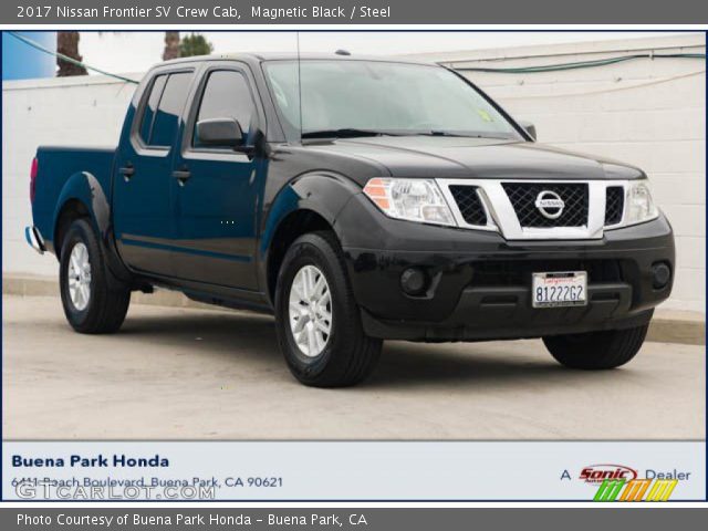 2017 Nissan Frontier SV Crew Cab in Magnetic Black