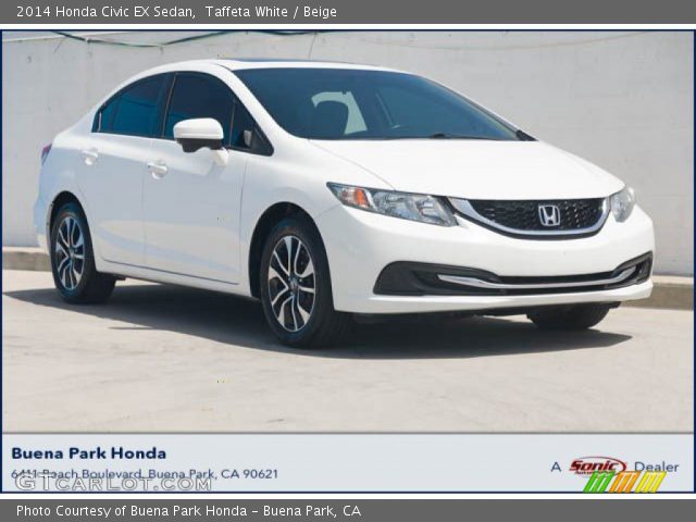 2014 Honda Civic EX Sedan in Taffeta White