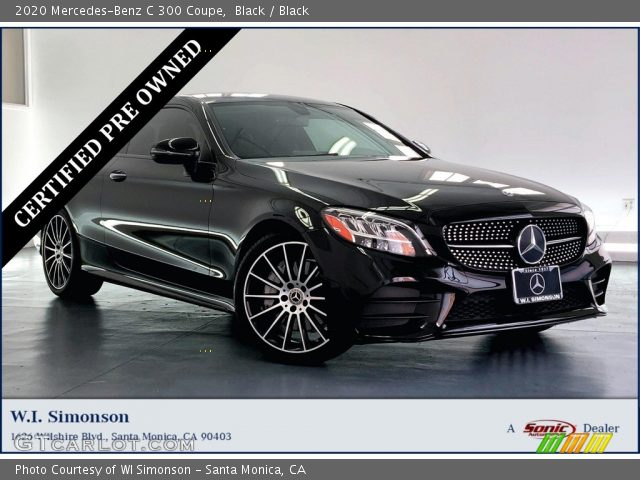 2020 Mercedes-Benz C 300 Coupe in Black