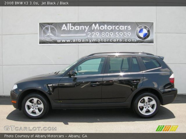 2008 BMW X3 3.0si in Jet Black