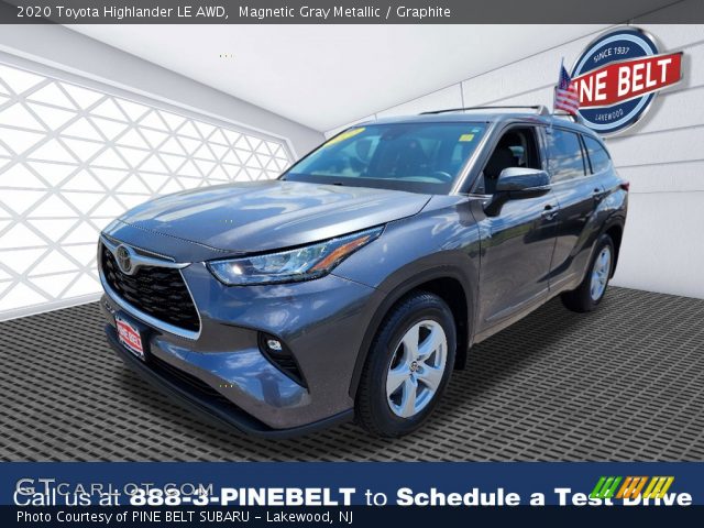 2020 Toyota Highlander LE AWD in Magnetic Gray Metallic