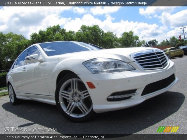 2013 Mercedes-Benz S 550 Sedan in Diamond White Metallic