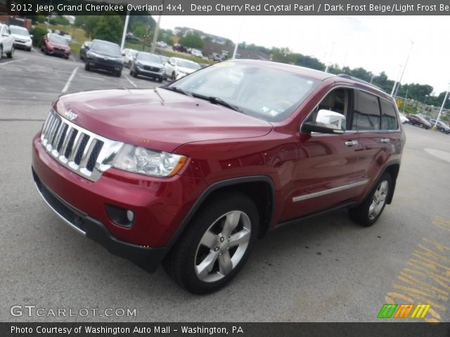 2012 Jeep Grand Cherokee Overland 4x4 in Deep Cherry Red Crystal Pearl