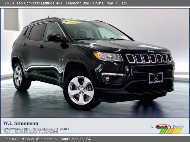 2020 Jeep Compass Latitude 4x4 in Diamond Black Crystal Pearl