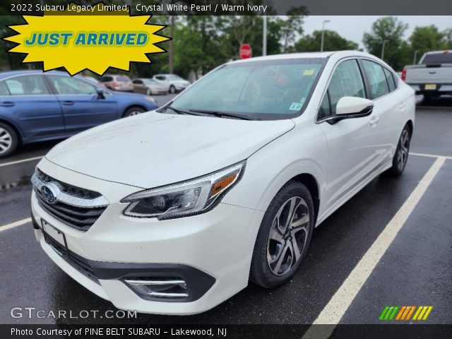 2022 Subaru Legacy Limited in Crystal White Pearl