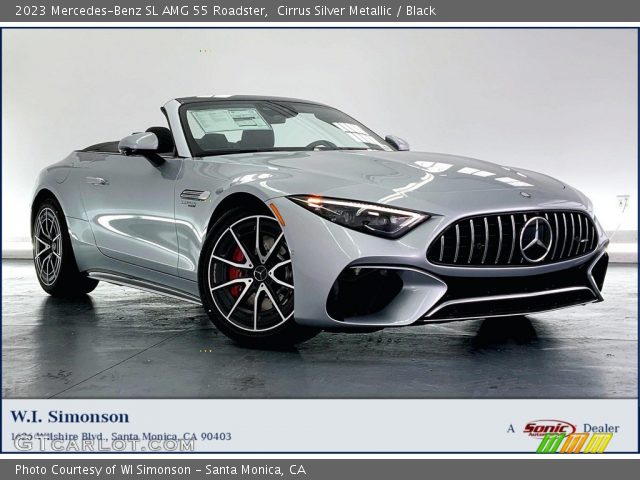 2023 Mercedes-Benz SL AMG 55 Roadster in Cirrus Silver Metallic