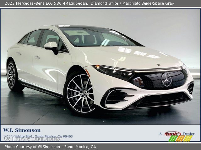 2023 Mercedes-Benz EQS 580 4Matic Sedan in Diamond White