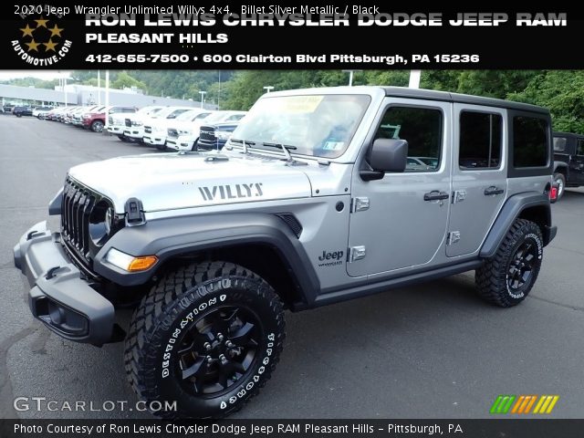 2020 Jeep Wrangler Unlimited Willys 4x4 in Billet Silver Metallic