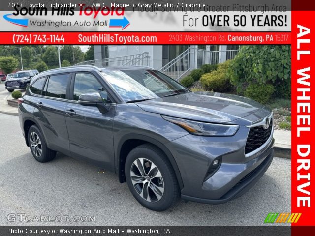 2023 Toyota Highlander XLE AWD in Magnetic Gray Metallic