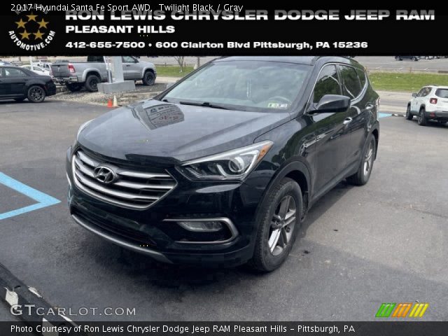 2017 Hyundai Santa Fe Sport AWD in Twilight Black
