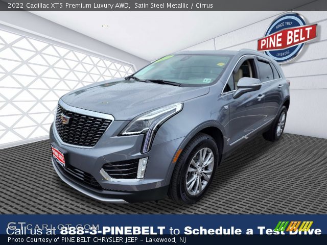 2022 Cadillac XT5 Premium Luxury AWD in Satin Steel Metallic