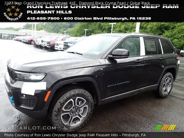 2023 Jeep Grand Cherokee Trailhawk 4XE in Diamond Black Crystal Pearl