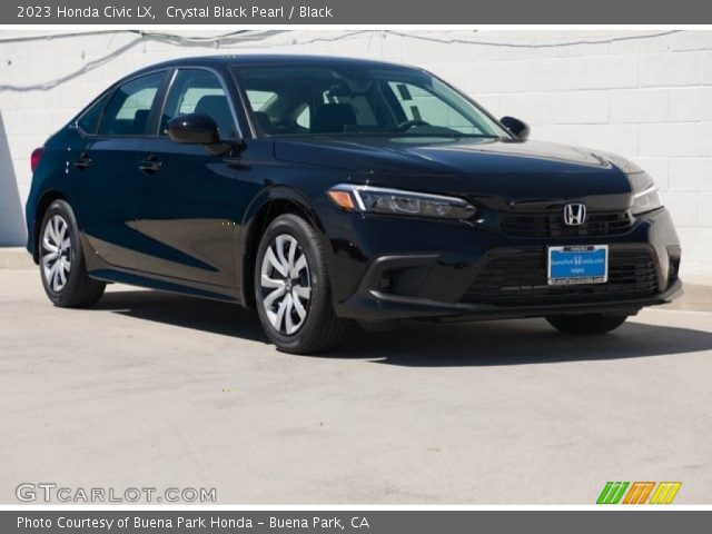 2023 Honda Civic LX in Crystal Black Pearl