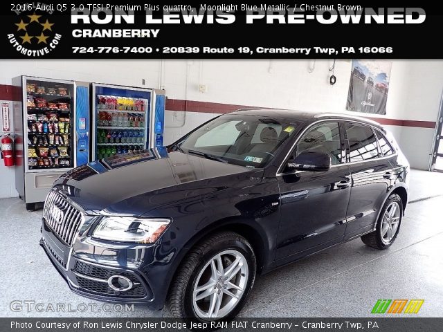2016 Audi Q5 3.0 TFSI Premium Plus quattro in Moonlight Blue Metallic