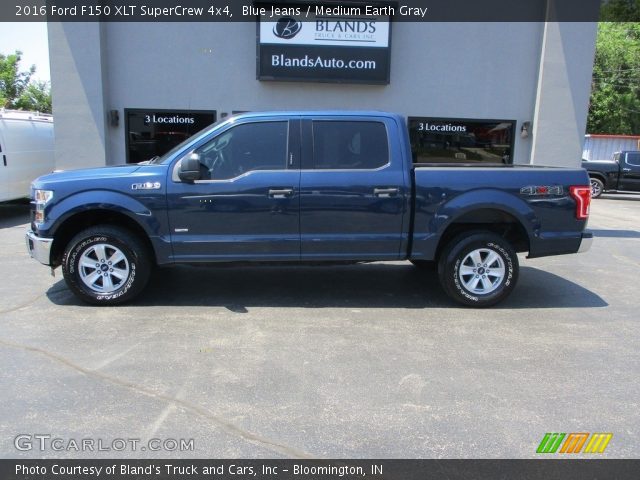 2016 Ford F150 XLT SuperCrew 4x4 in Blue Jeans