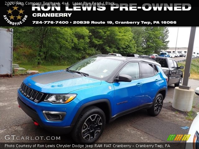 2020 Jeep Compass Trailhawk 4x4 in Laser Blue Pearl