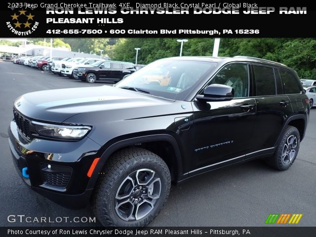 2023 Jeep Grand Cherokee Trailhawk 4XE in Diamond Black Crystal Pearl