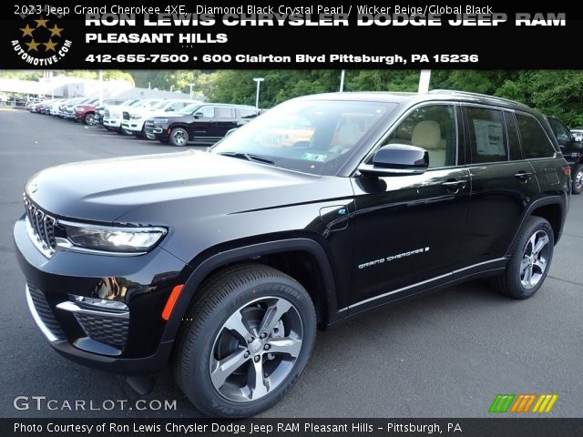 2023 Jeep Grand Cherokee 4XE in Diamond Black Crystal Pearl