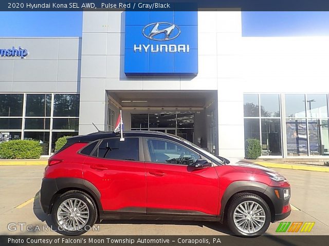 2020 Hyundai Kona SEL AWD in Pulse Red