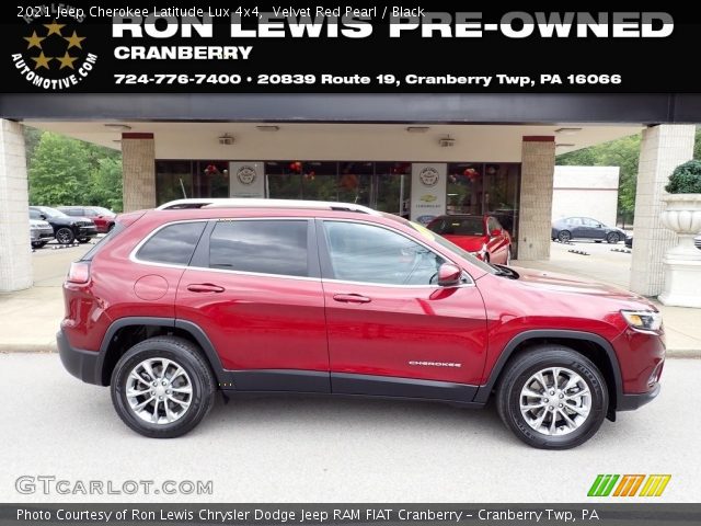 2021 Jeep Cherokee Latitude Lux 4x4 in Velvet Red Pearl