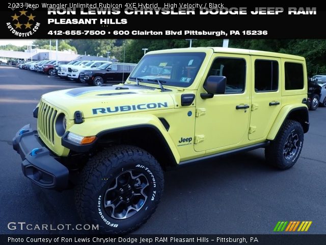 2023 Jeep Wrangler Unlimited Rubicon 4XE Hybrid in High Velocity