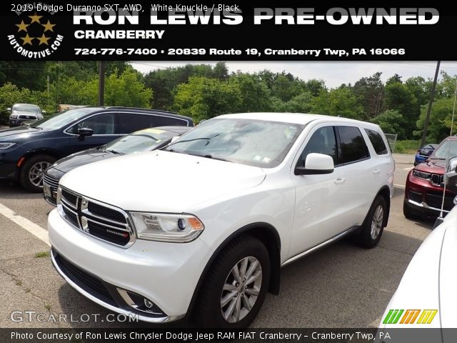 2019 Dodge Durango SXT AWD in White Knuckle