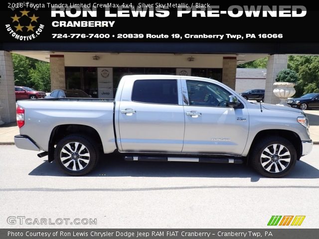 2018 Toyota Tundra Limited CrewMax 4x4 in Silver Sky Metallic