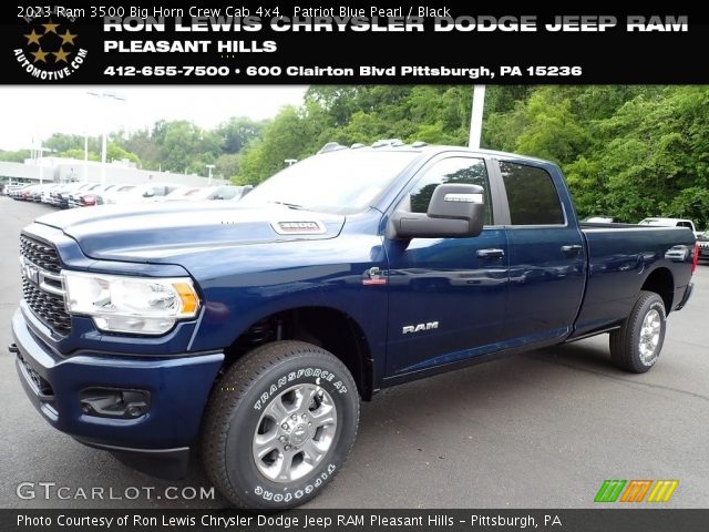 2023 Ram 3500 Big Horn Crew Cab 4x4 in Patriot Blue Pearl