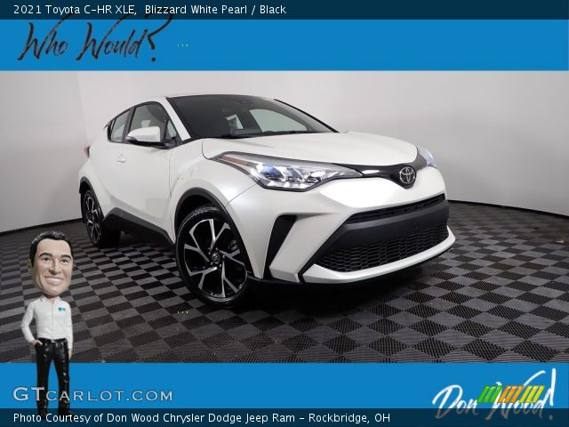 2021 Toyota C-HR XLE in Blizzard White Pearl