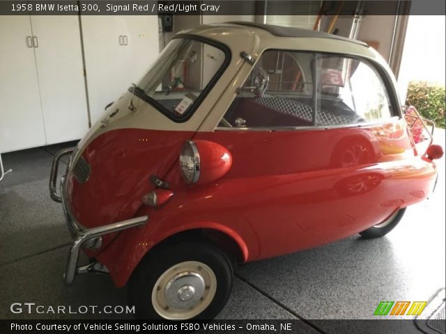 1958 BMW Isetta 300 in Signal Red