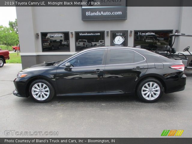 2019 Toyota Camry LE in Midnight Black Metallic