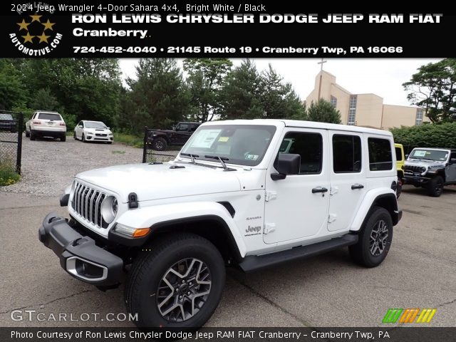 2024 Jeep Wrangler 4-Door Sahara 4x4 in Bright White
