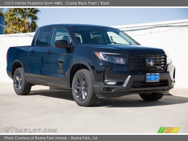 2023 Honda Ridgeline Sport AWD in Crystal Black Pearl