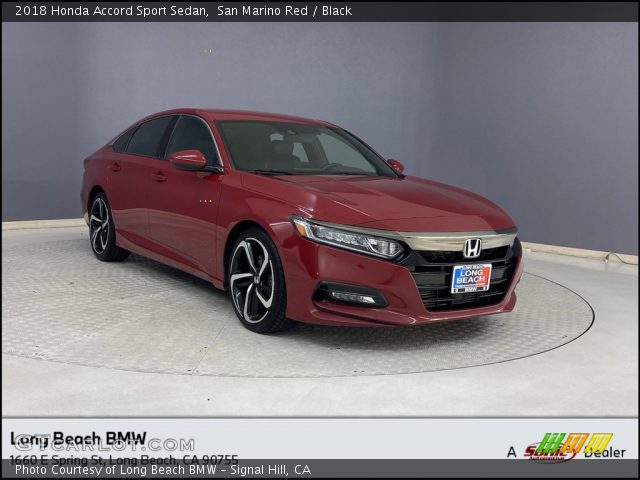 2018 Honda Accord Sport Sedan in San Marino Red