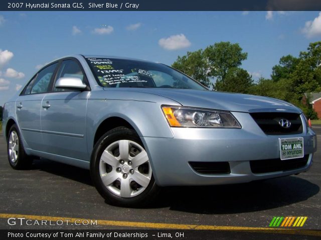 2007 Hyundai Sonata GLS in Silver Blue