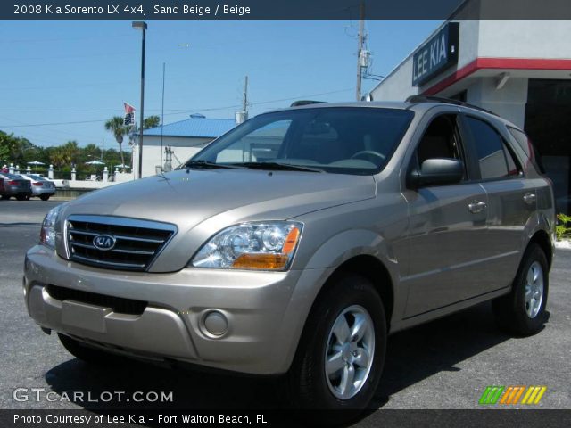 2008 Kia Sorento LX 4x4 in Sand Beige